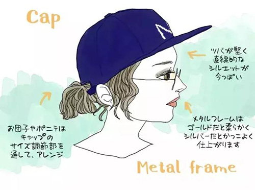 接地氣的小仙女一定要看看！冬天佩戴上帽子和眼鏡